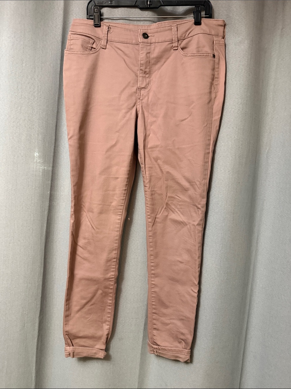 St. John's Bay Skinny Leg Pants in Dusty Rose